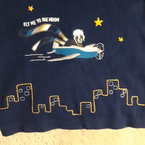 Gymboree 6 yo pajama long sleeve shirt and bottom - Picture 3 of 7